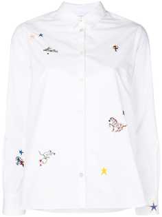 Chinti & Parker рубашка с вышивкой