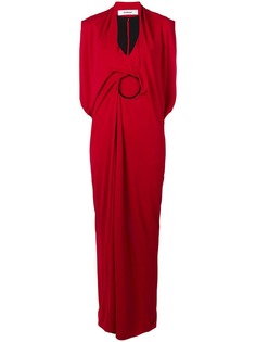 Chalayan платье с контрастным кольцом