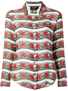 Jean Paul Gaultier Vintage рубашка с принтом с черепами