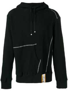 Maison Mihara Yasuhiro асимметричная толстовка с капюшоном
