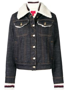 Hilfiger Collection джинсовая куртка с меховой отделкой