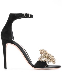 Alexander McQueen босоножки с отделкой кристаллами