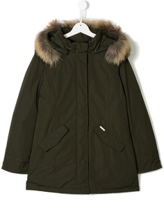 Woolrich Kids hooded parka coat