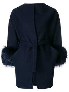Ava Adore пальто с меховыми манжетами