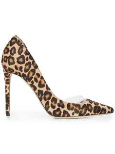 Tamara Mellon туфли с заостренным носком с леопардовым принтом