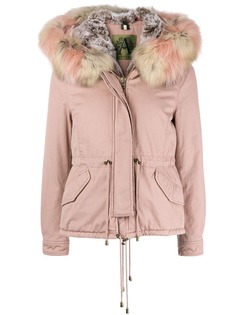 Alessandra Chamonix racoon fur trim hooded parka