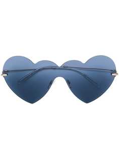 Christopher Kane Eyewear "солнцезащитные очки в оправе форме ""сердце"""