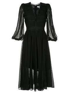 Rachel Gilbert платье миди с бахромой