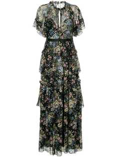 Needle & Thread платье с цветочным принтом