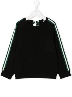 Piccola Ludo glitter stripe sweatshirt