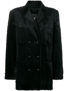 Fendi Vintage фактурное пальто