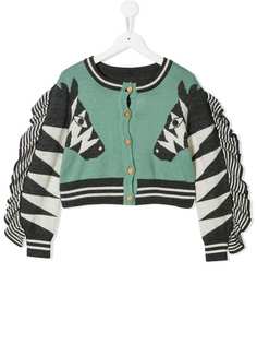 Raspberry Plum Zebra cardigan