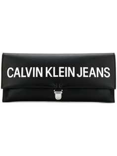 Calvin Klein Jeans клатч с тисненым логотипом