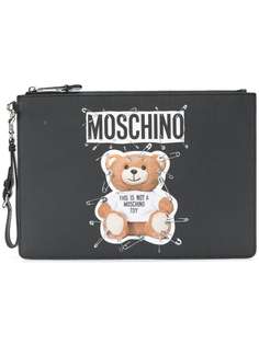 Moschino Teddy bear print pouch