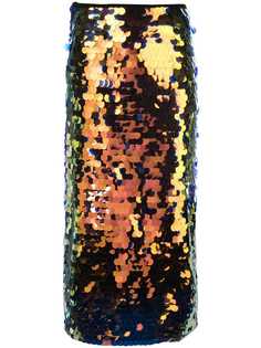 Milly юбка-миди с декором