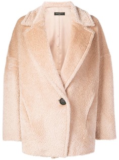 Antonelli фактурное пальто в стиле оверсайз