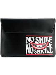 Stella McCartney клатч-конверт No Smile No Service
