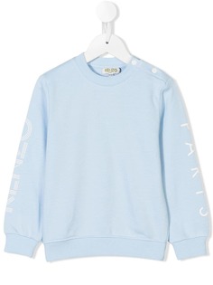 Kenzo Kids толстовка с принтом логотипа