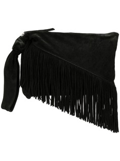 Isabel Marant клатч с бахромой Farwo