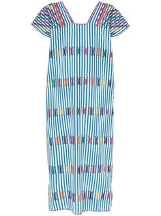 Pippa Holt платье-кафтан средней длины в полоску