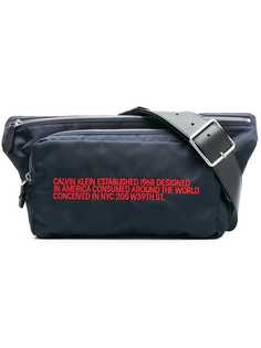 Calvin Klein 205W39nyc поясная сумка с вышивкой