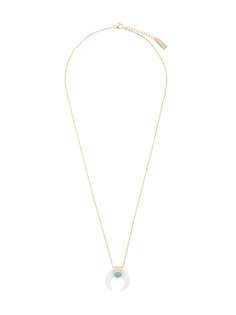 Nialaya Jewelry цепочка с подвеской Mother of Pearl Tiger Tooth