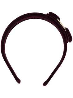 Salvatore Ferragamo Vara bow velvet headband