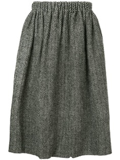 Junya Watanabe Comme Des Garçons Vintage плотная юбка с присборенной талией
