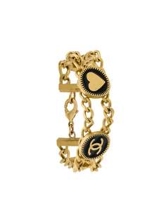 Chanel Vintage браслет с двойной цепочкой