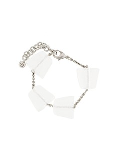 Mm6 Maison Margiela браслет с прозрачными геометрическими звеньями