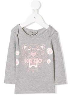 Kenzo Kids свитер с принтом логотипа