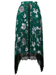 Ki6 плиссированная юбка с цветочным принтом