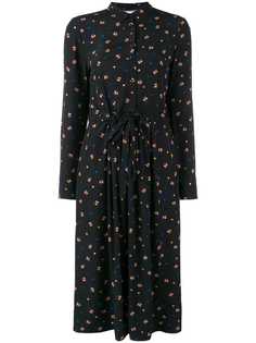 Chinti & Parker расклешенное платье-рубашка с цветочным принтом