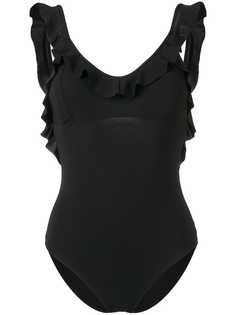 Tory Burch купальник с оборочной отделкой