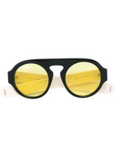 Gucci Eyewear круглые солнцезащитные очки-авиаторы