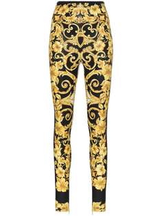 Versace леггинсы с принтом