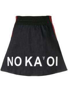 No Ka Oi спортивная А-образная юбка с логотипом