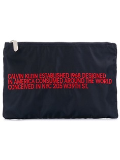 Calvin Klein 205W39nyc клатч с принтом