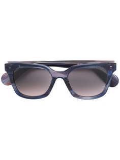 Moncler Eyewear квадратные солнцезащитные очки с градиентными линзами