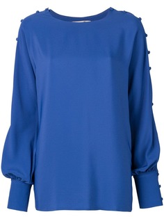 Ki6 блузка с пуговицами на рукавах