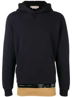 Marni толстовка с капюшоном дизайна колор-блок