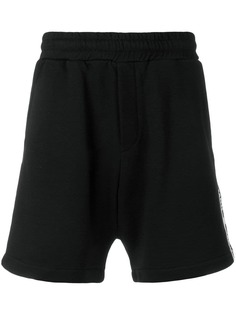 McQ Alexander McQueen шорты с полосками с логотипом