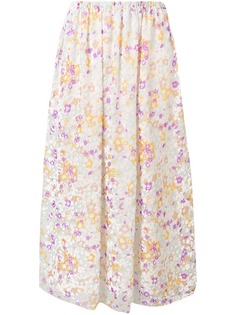 See By Chloé юбка-миди с цветочным принтом
