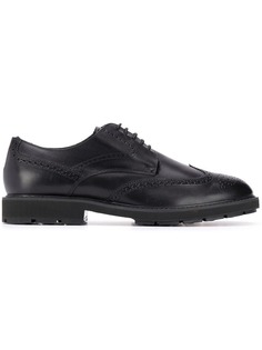 Tods броги Oxford с меховой подкладкой