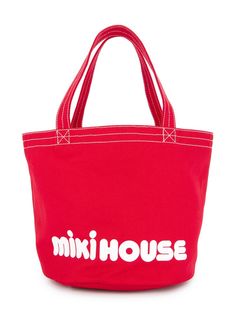 Miki House сумка-тоут с принтом