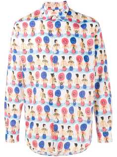 Our Legacy рубашка с рисунком Initial Beach