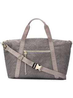 Borbonese printed leather tote