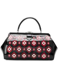 Prada Vintage сумка с аппликациями и логотипом