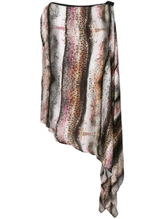 Mona пляжное платье свободного кроя с принтом