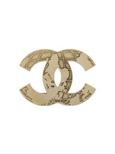 Chanel Vintage брошь с логотипом